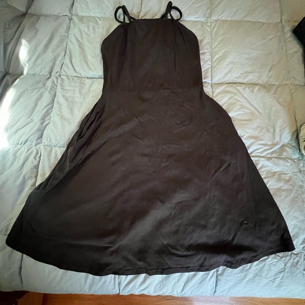 Pact Organic Cotton Fir and Flare Midi Dress
